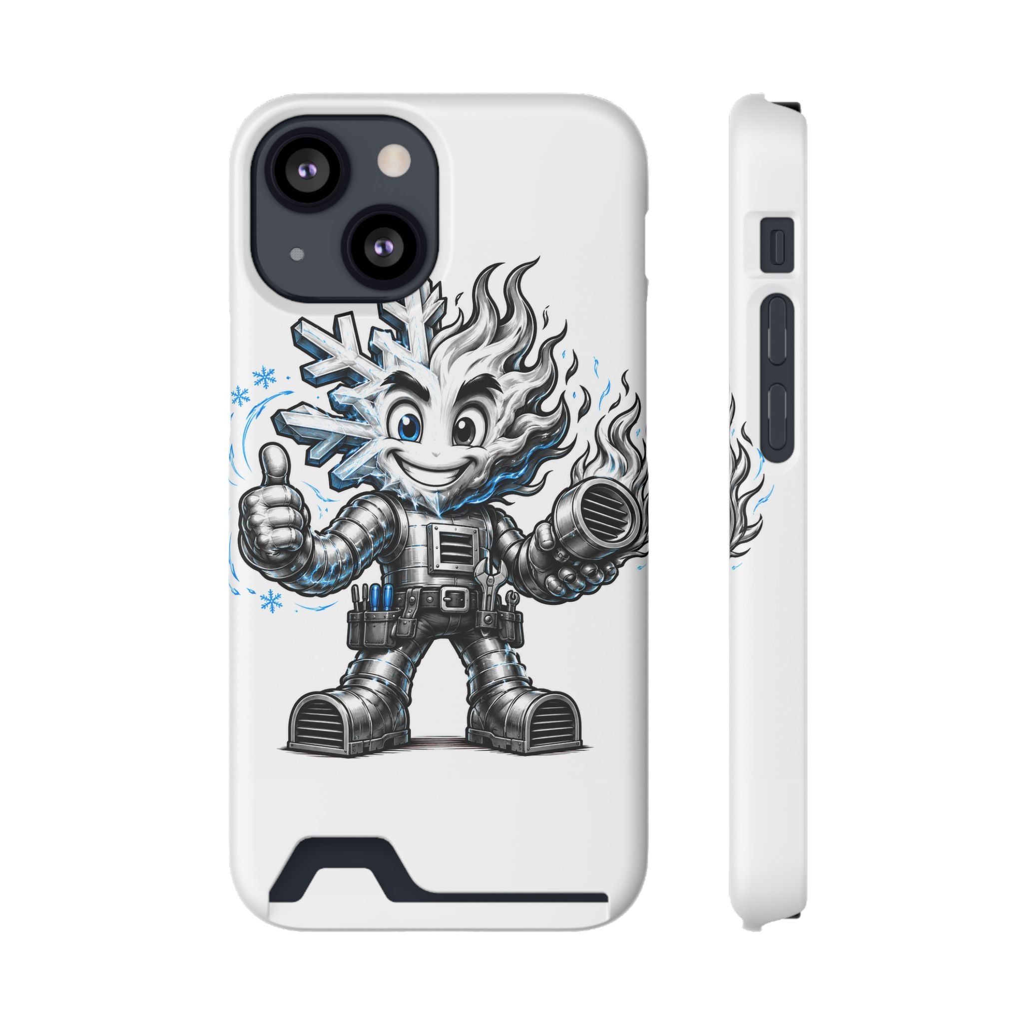 Chilly Robot Snowflake Buddy Phone Case