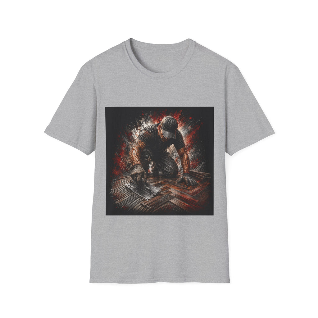 Tattooed Tiler At Work Classic Tee