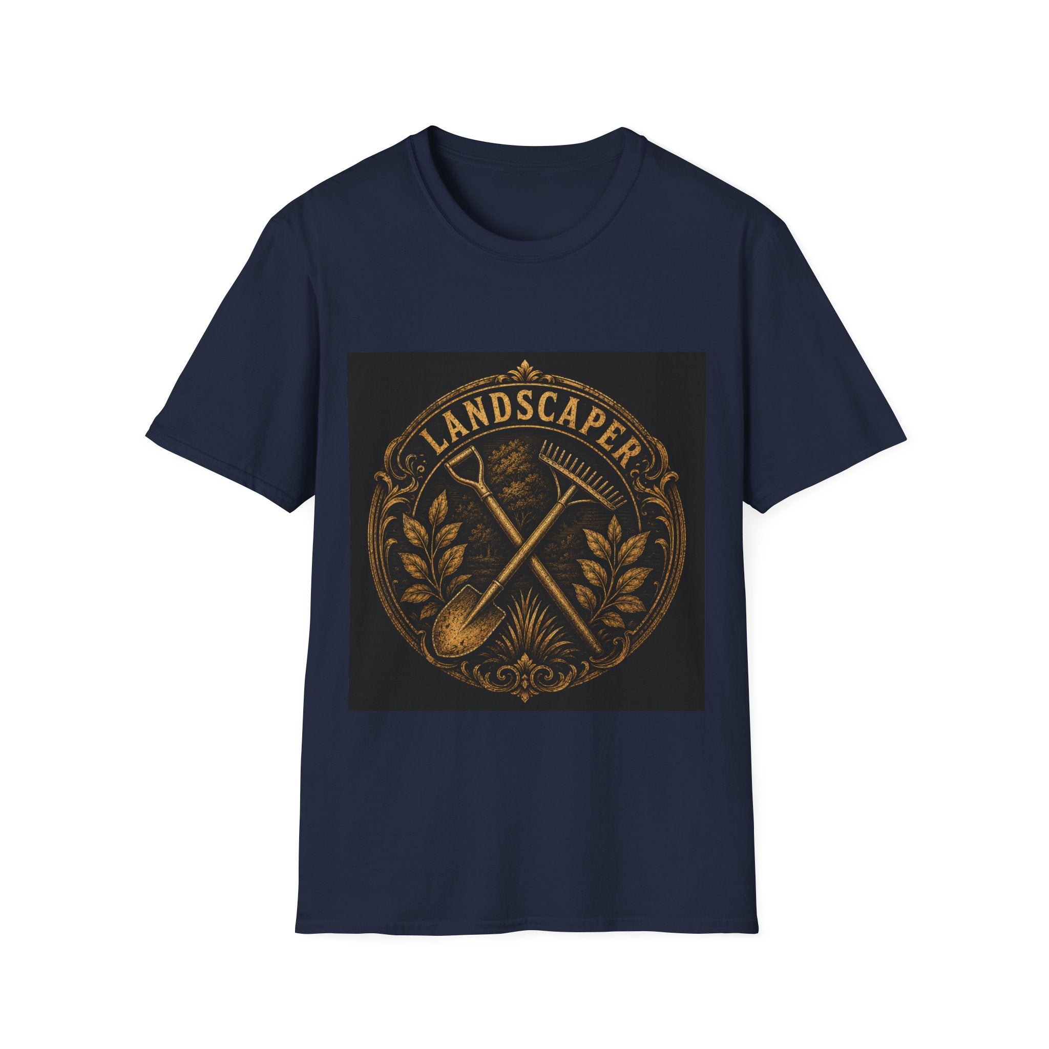 Golden Landscaper Emblem Classic Tee