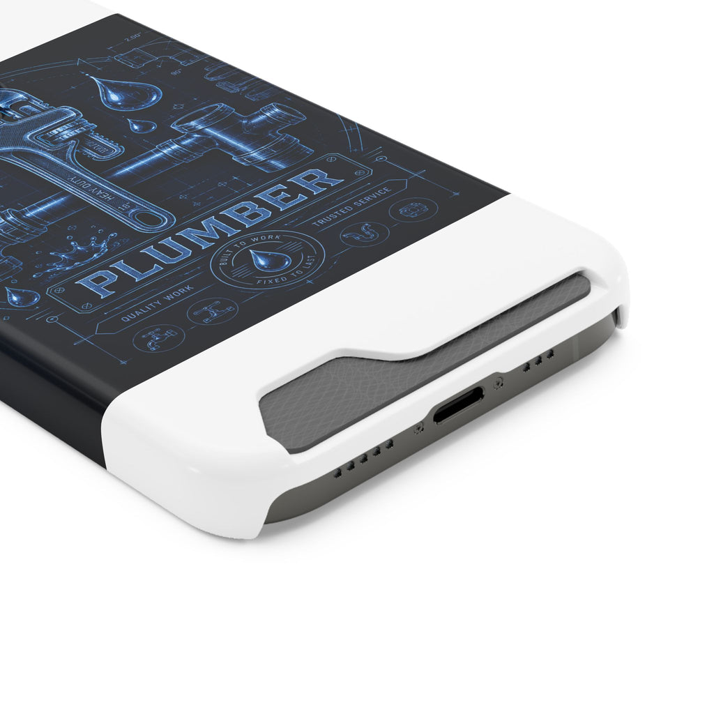 Proud Plumber Blueprint Phone Case