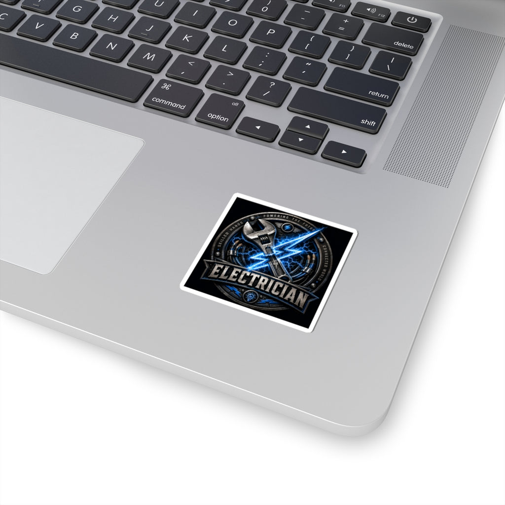 Powering The Future Electrician Sticker