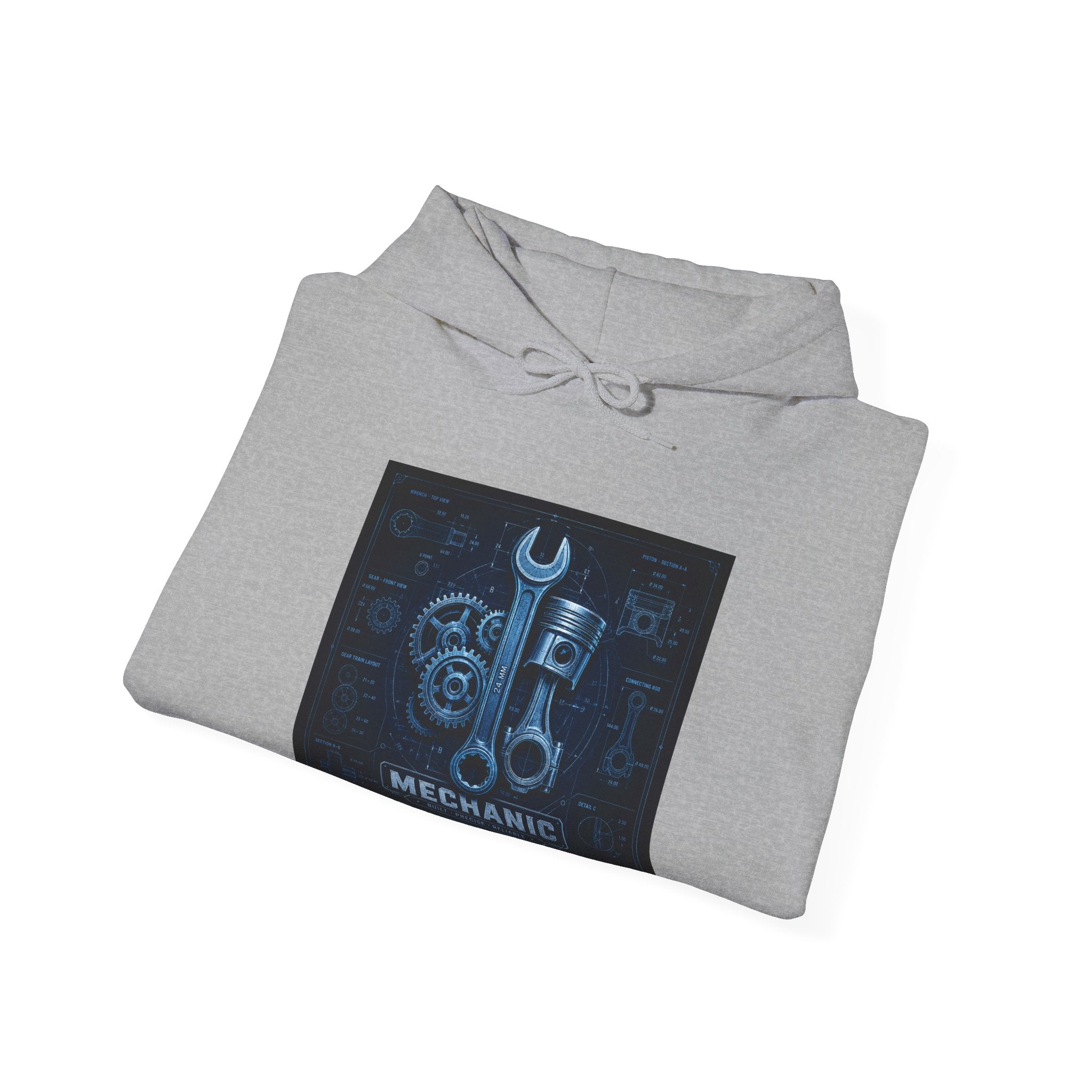Mechanic Blueprint Hoodie