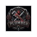 Proud Plumber Badge Sticker