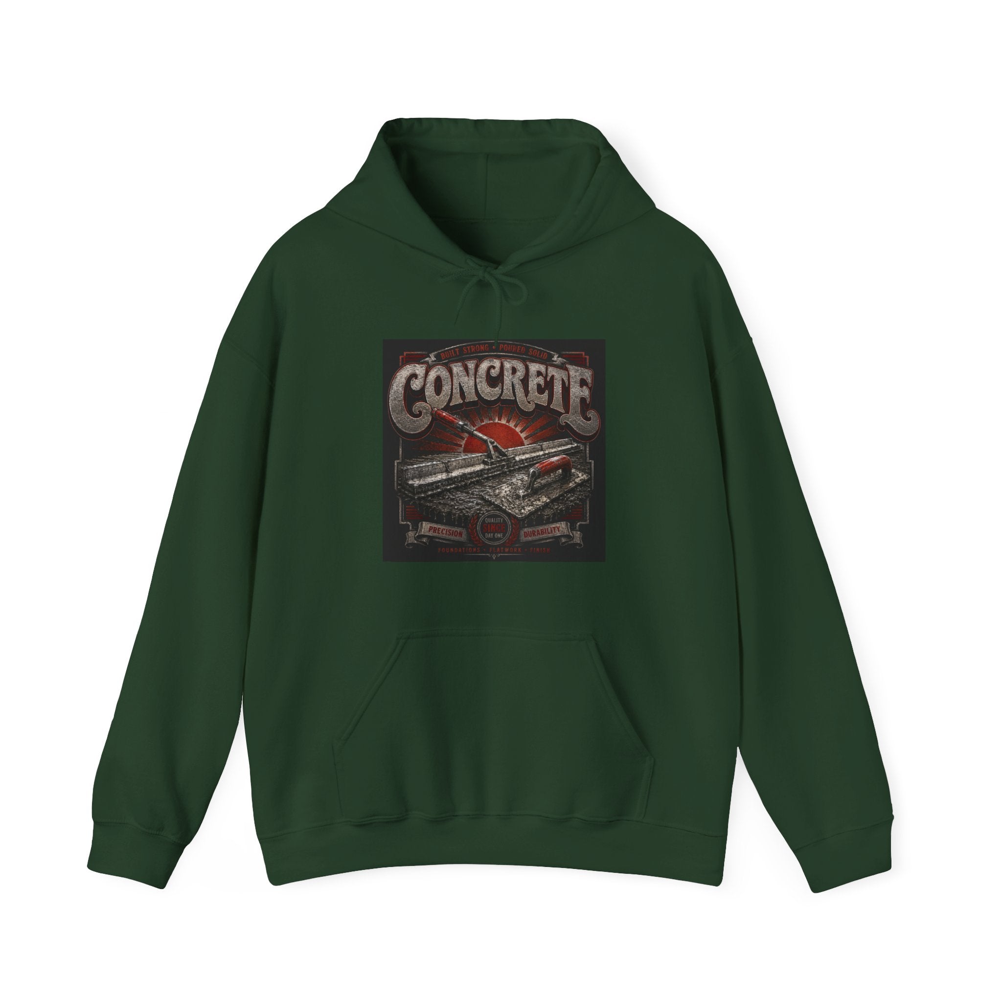 Built Strong Concrete Crew Hoodie