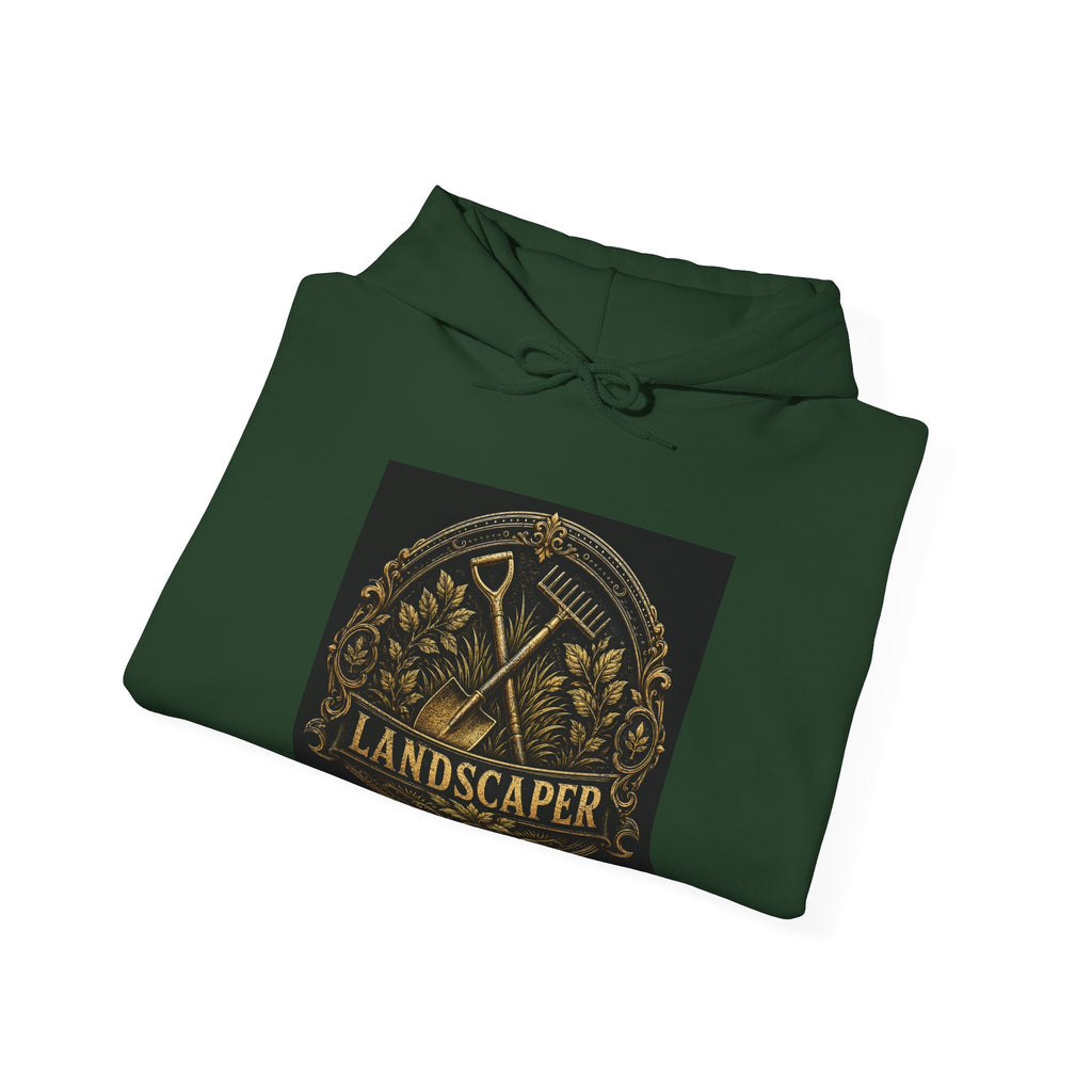 Proud Landscaper Badge Hoodie