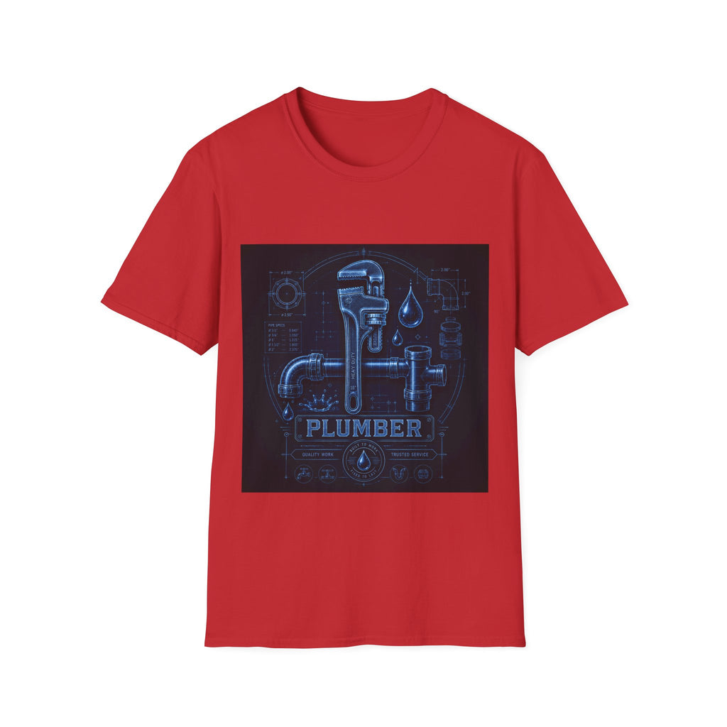 Proud Plumber Blueprint Classic Tee