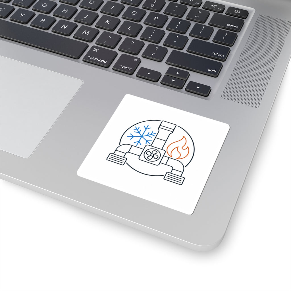 Heating And Cooling System Sticker