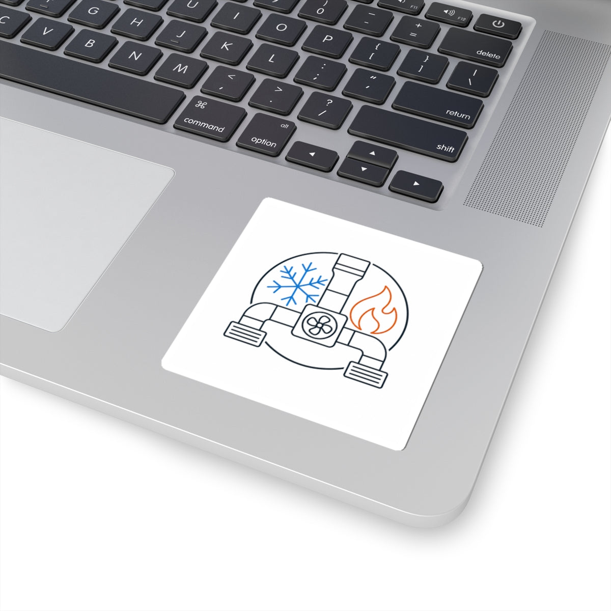 Heating And Cooling System Sticker