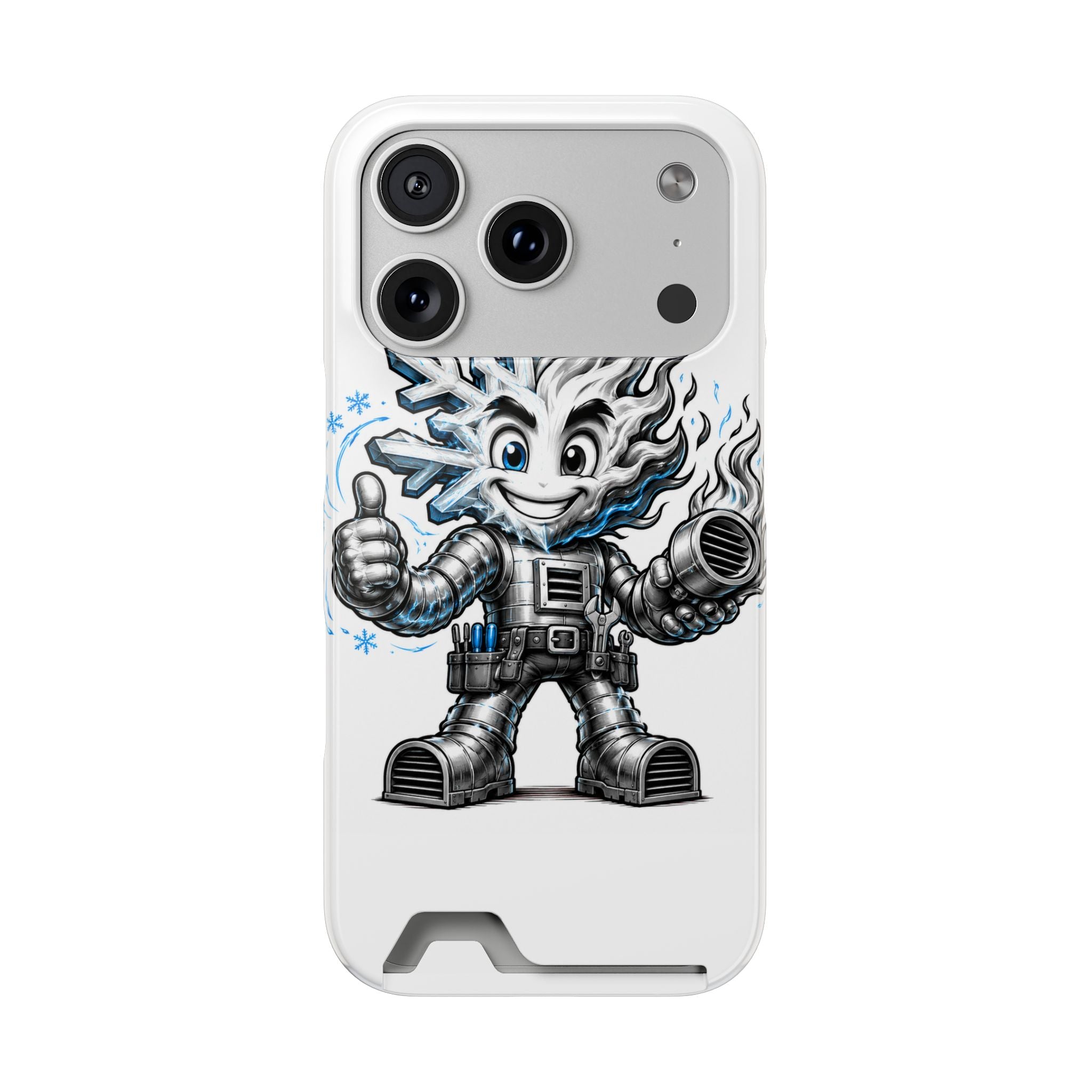 Chilly Robot Snowflake Buddy Phone Case