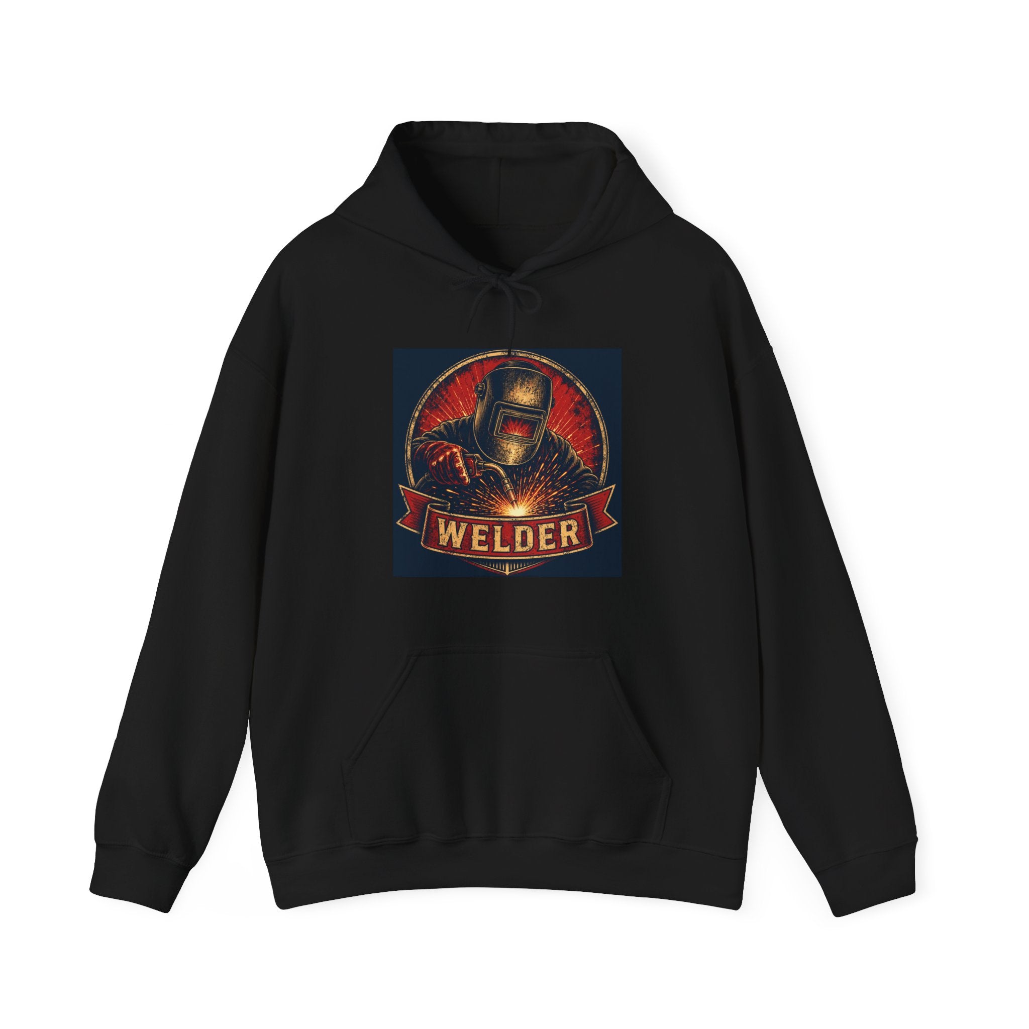 Proud Welder Badge Hoodie