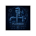 Proud Plumber Blueprint Sticker