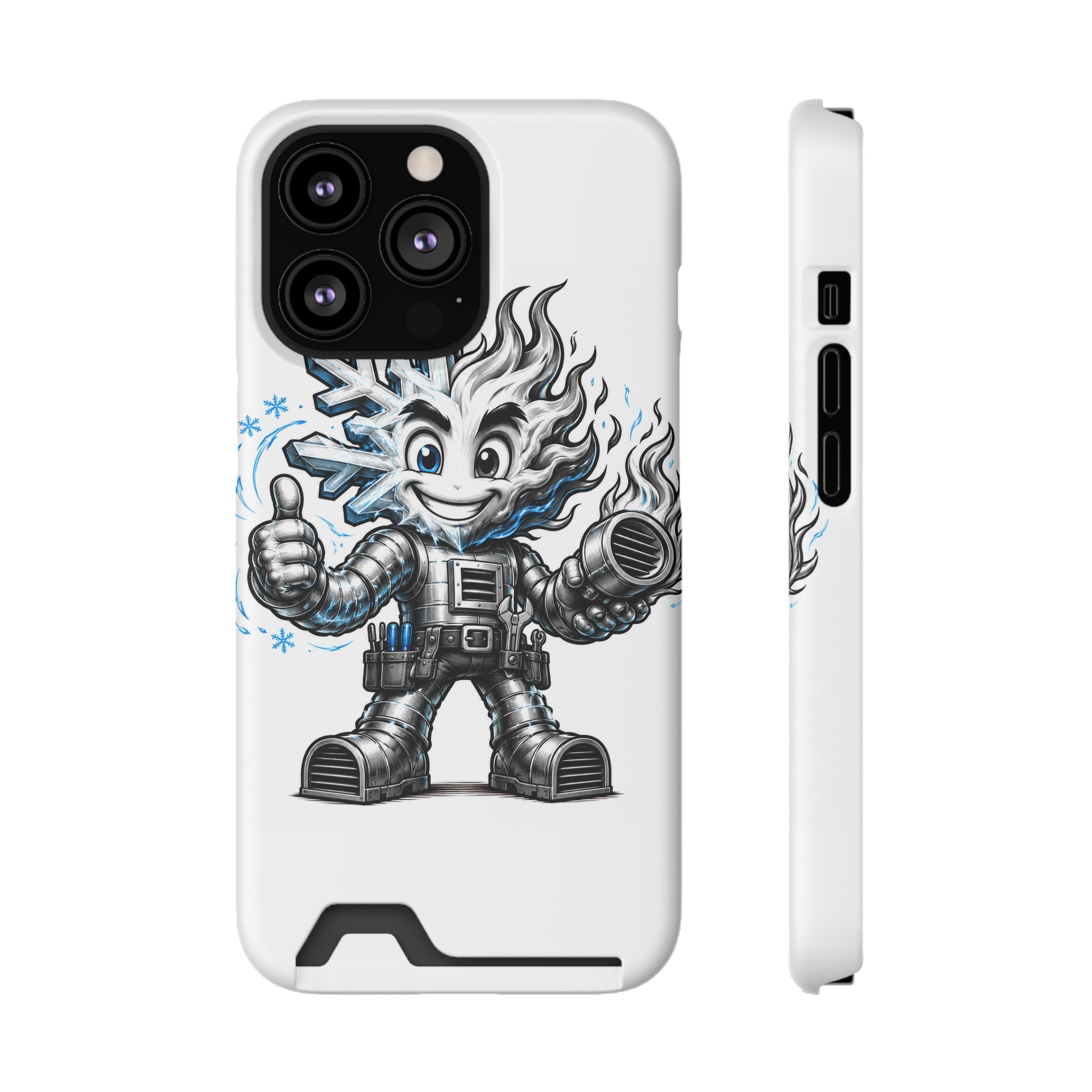 Chilly Robot Snowflake Buddy Phone Case