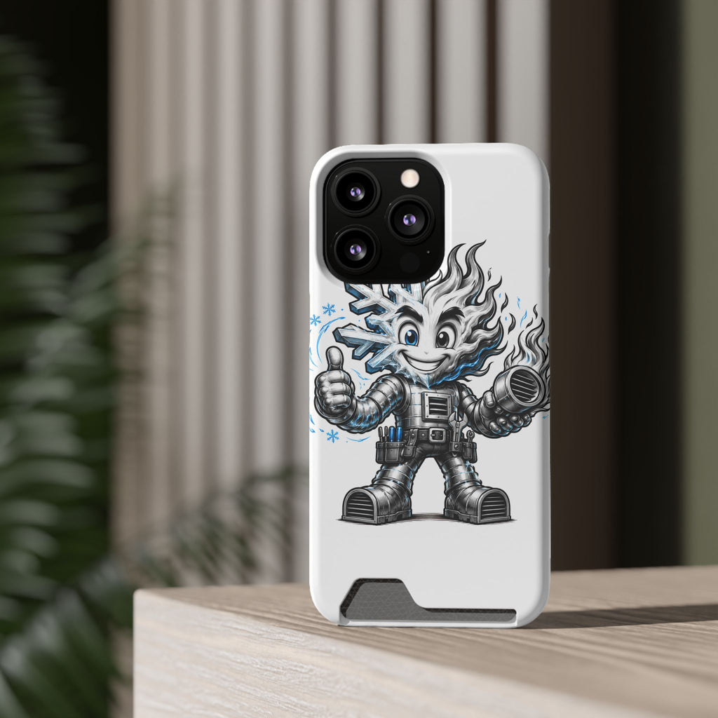 Chilly Robot Snowflake Buddy Phone Case
