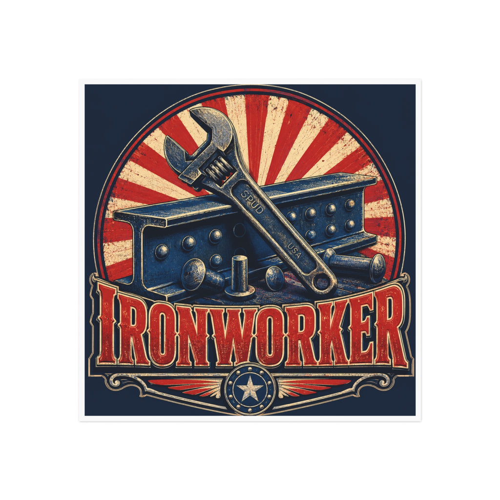 American Ironworker Pride Magnet