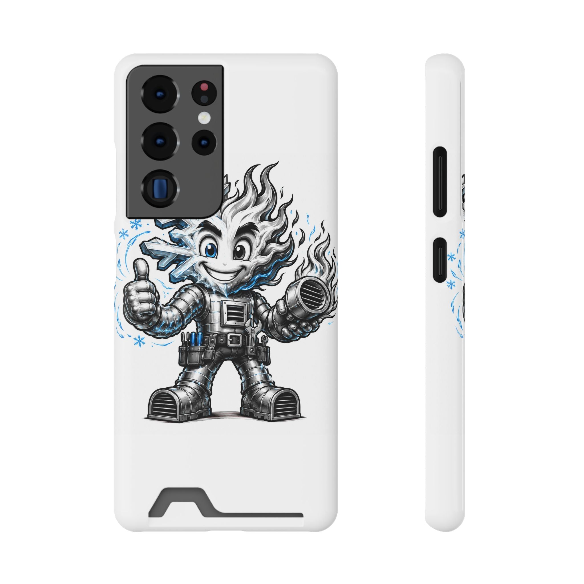 Chilly Robot Snowflake Buddy Phone Case