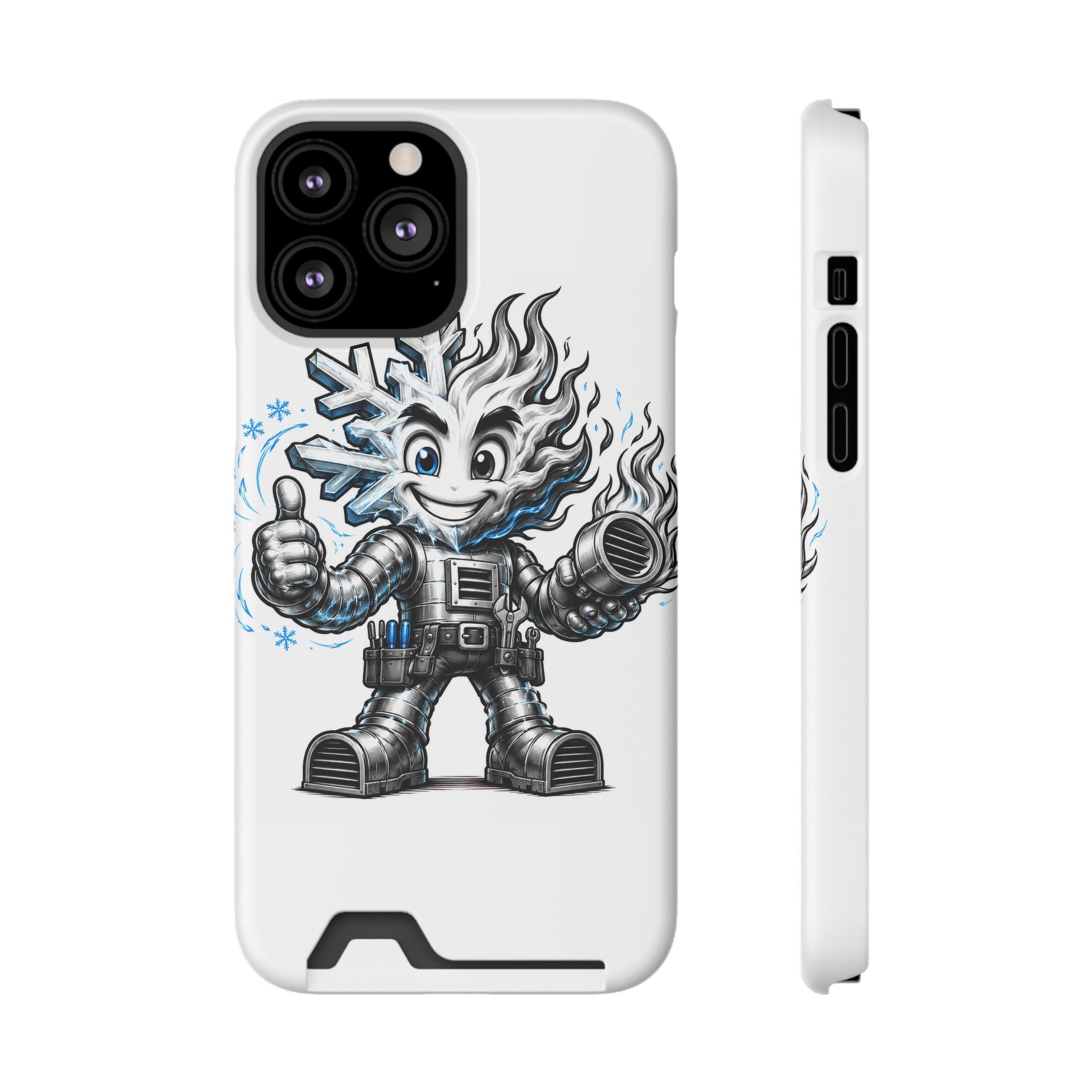 Chilly Robot Snowflake Buddy Phone Case