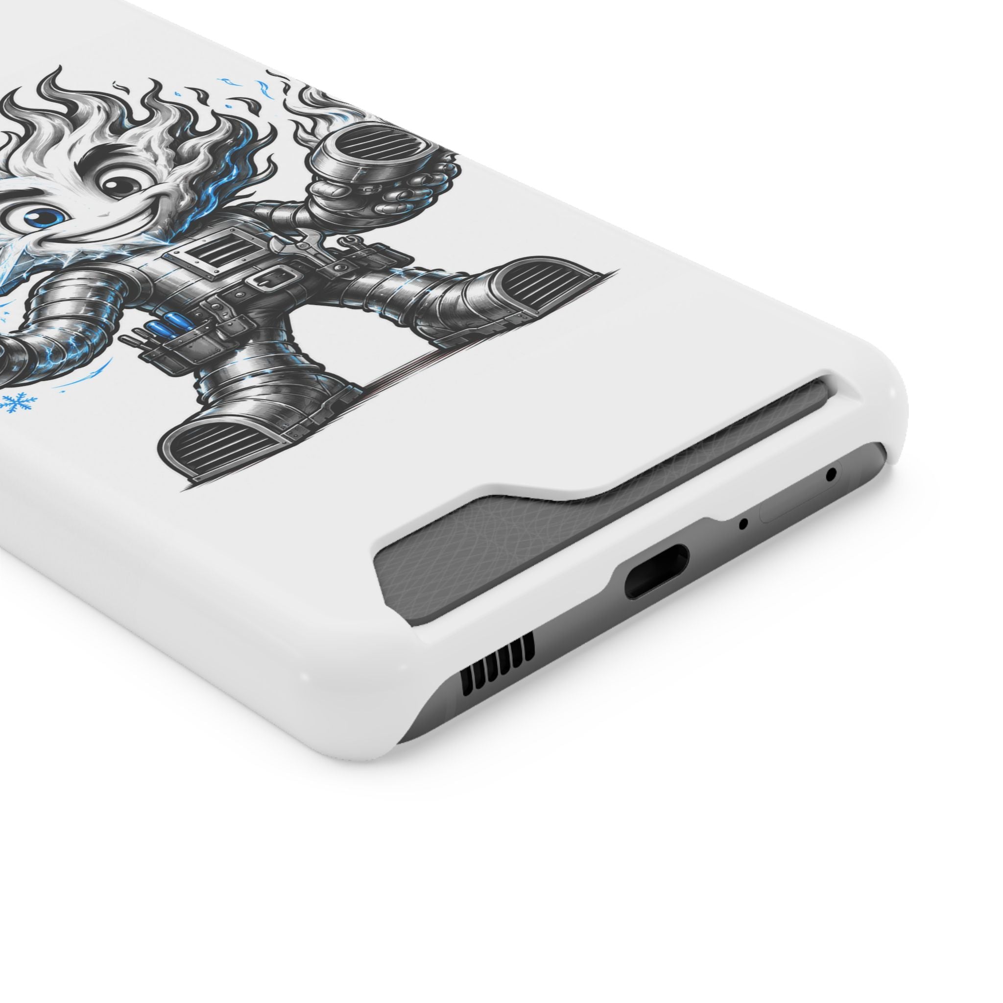 Chilly Robot Snowflake Buddy Phone Case