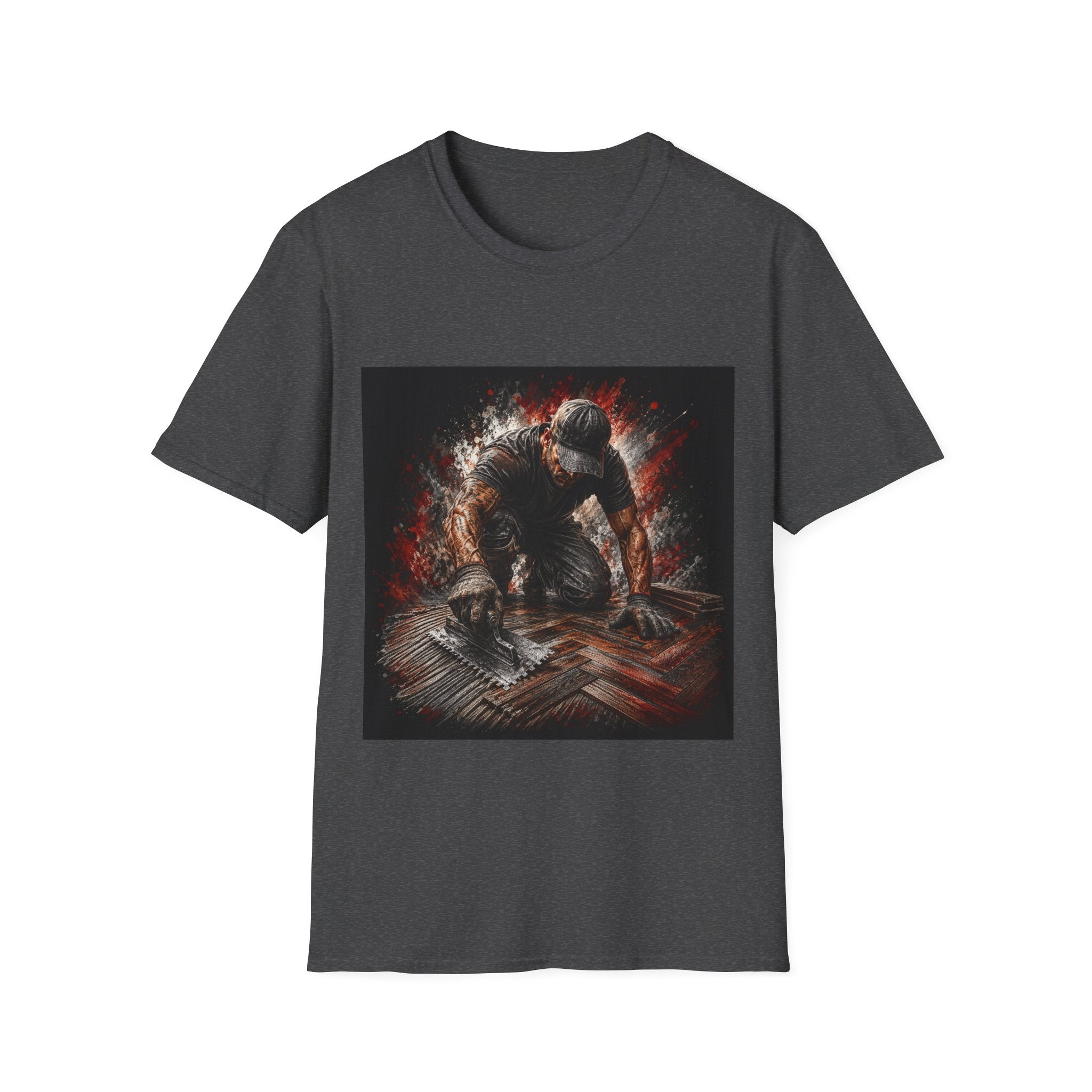 Tattooed Tiler At Work Classic Tee