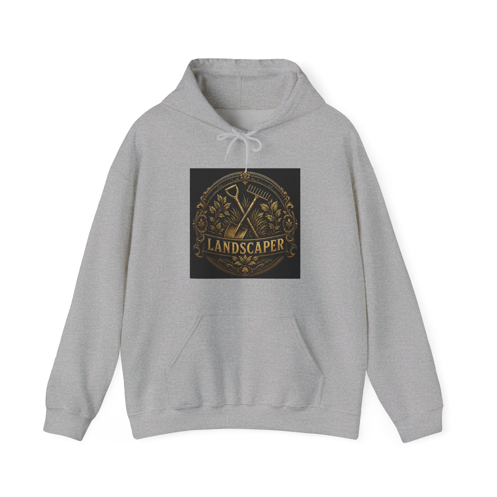 Proud Landscaper Badge Hoodie