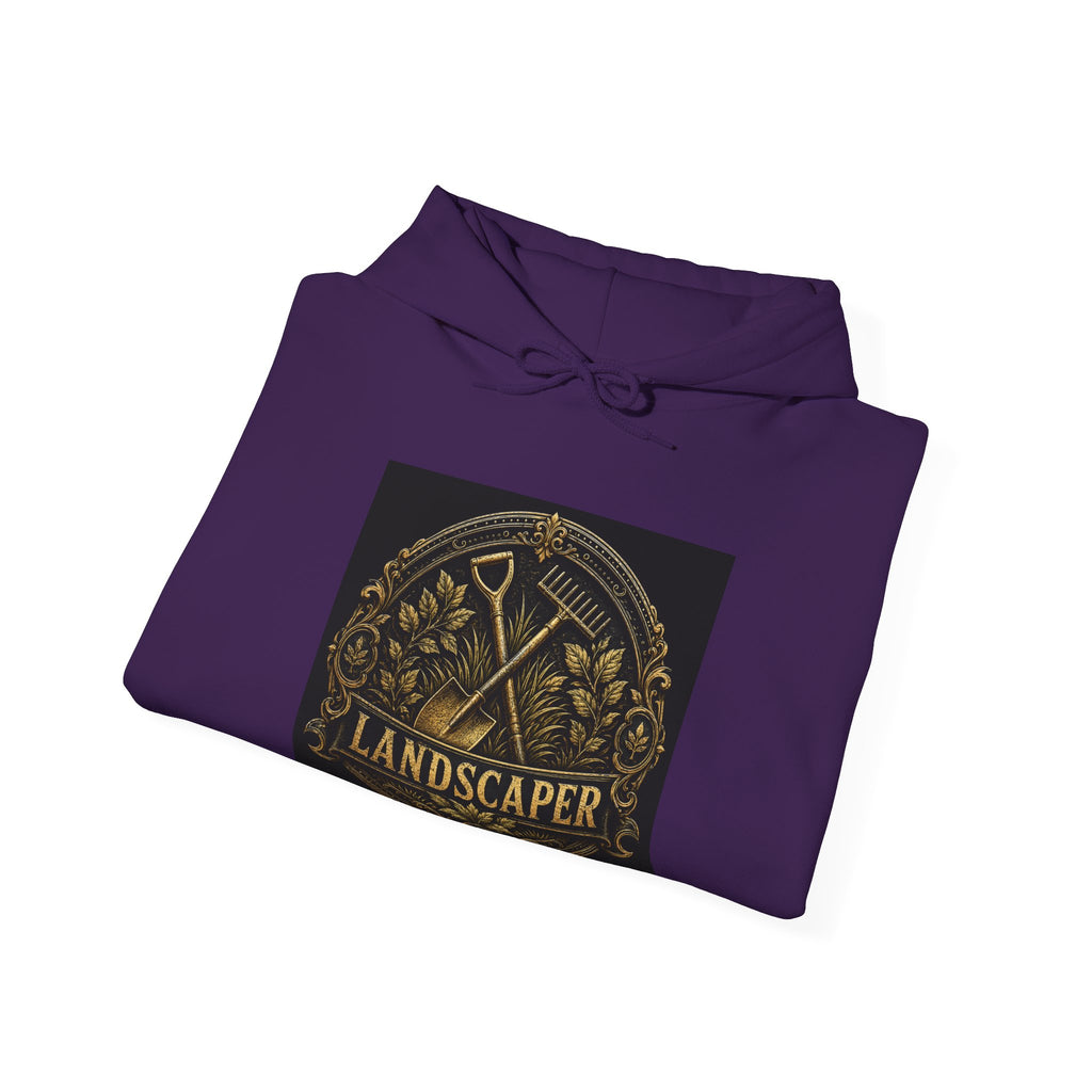 Proud Landscaper Badge Hoodie