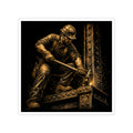 Hard Hat Hero At Work Sticker