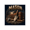 Built To Last Mason Sticker