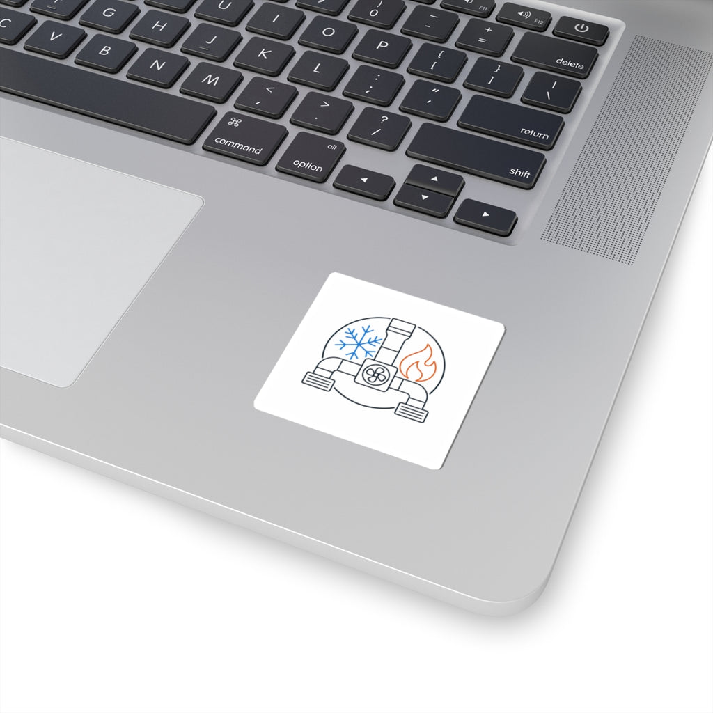 Heating And Cooling System Sticker