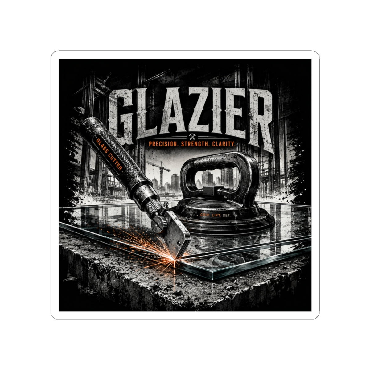 Glazier Strength Sticker