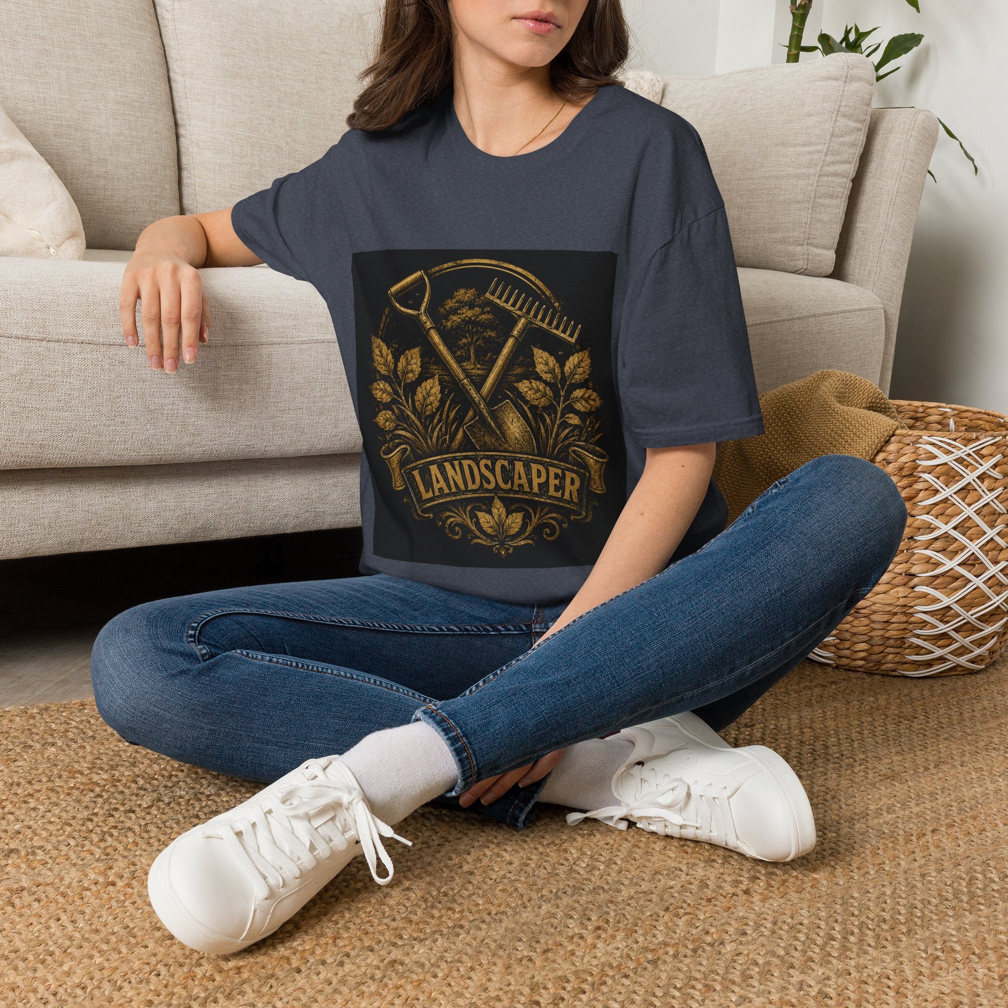 Proud Landscaper Badge Classic Tee