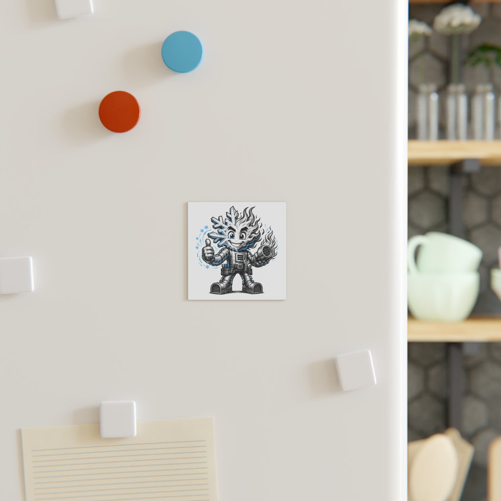 Chilly Robot Snowflake Buddy Magnet