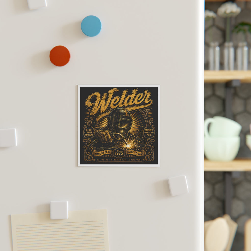 Proud Welder Heritage Magnet