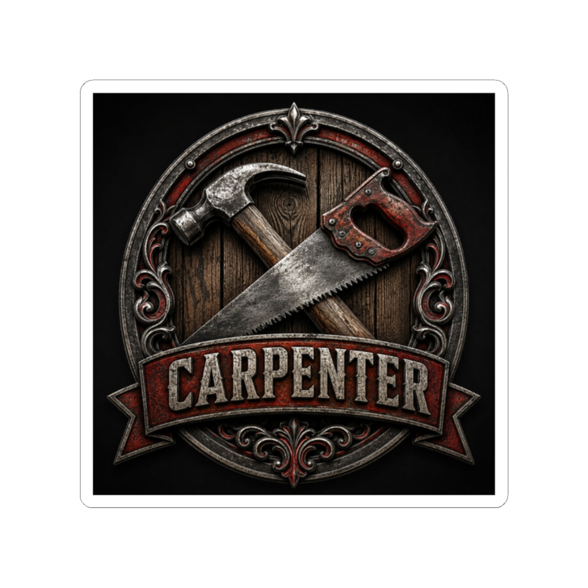 Carpenter Badge Sticker