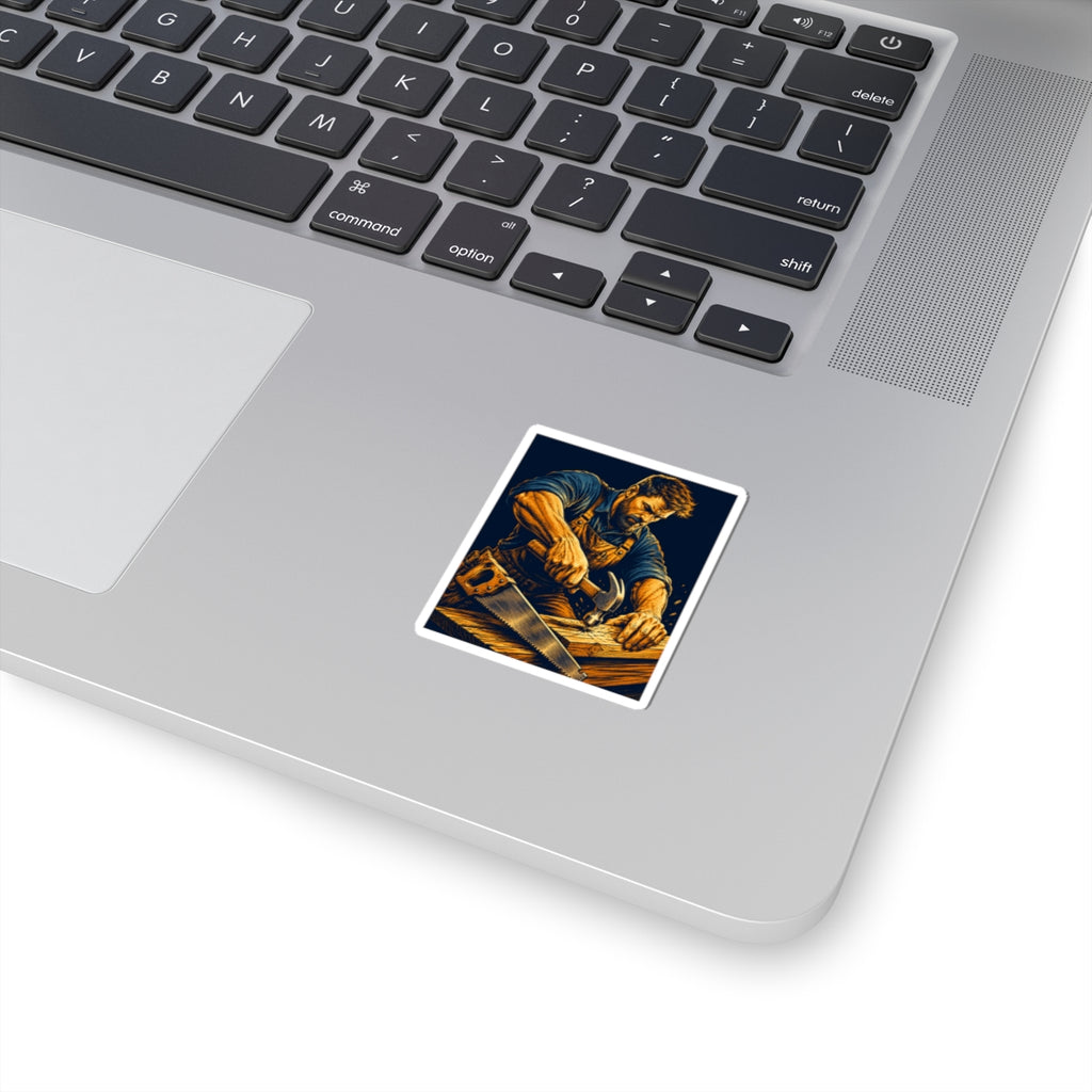 The Hardworking Carpenter Sticker