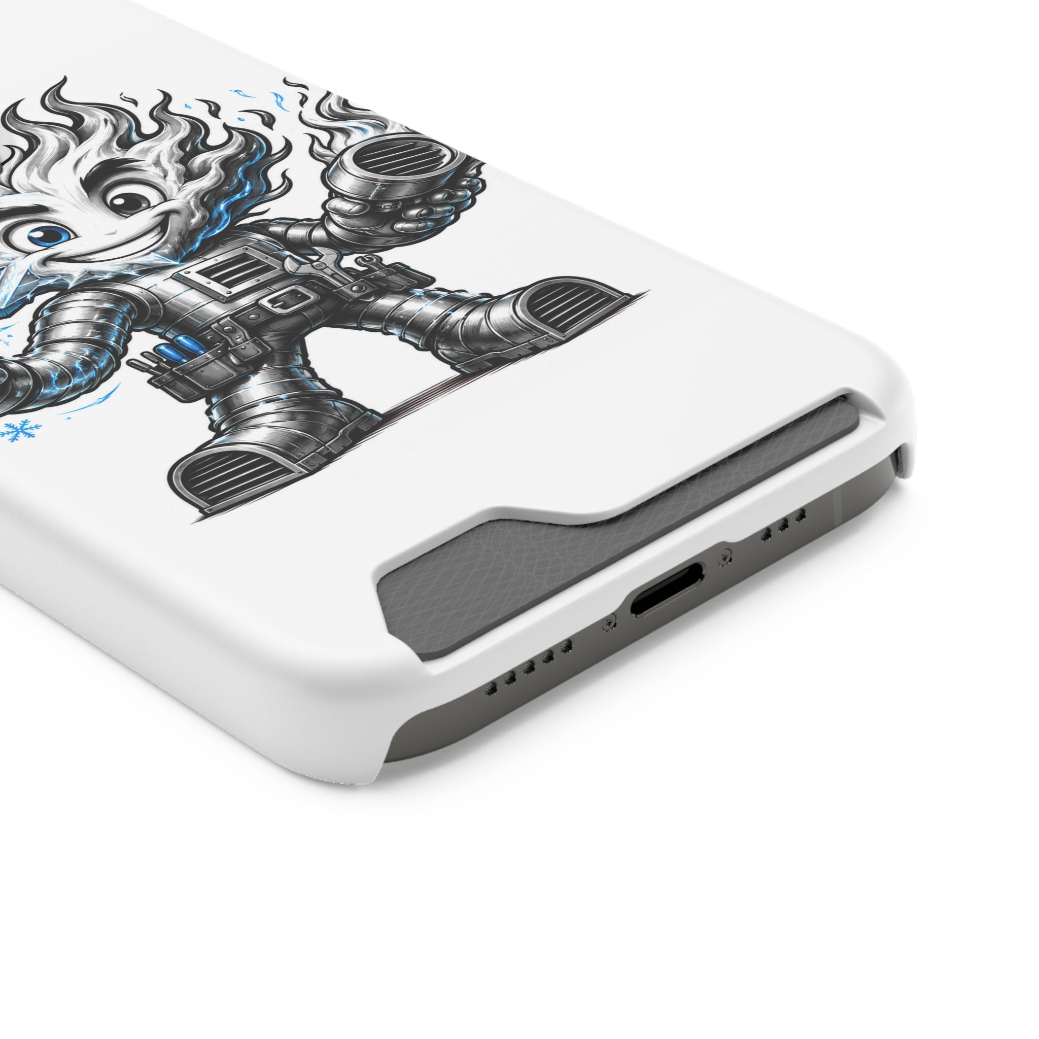 Chilly Robot Snowflake Buddy Phone Case