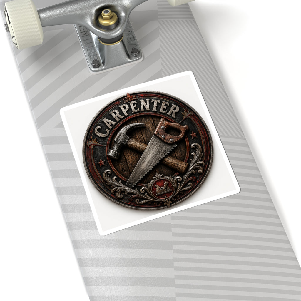Carpenter's Toolbox Badge Sticker