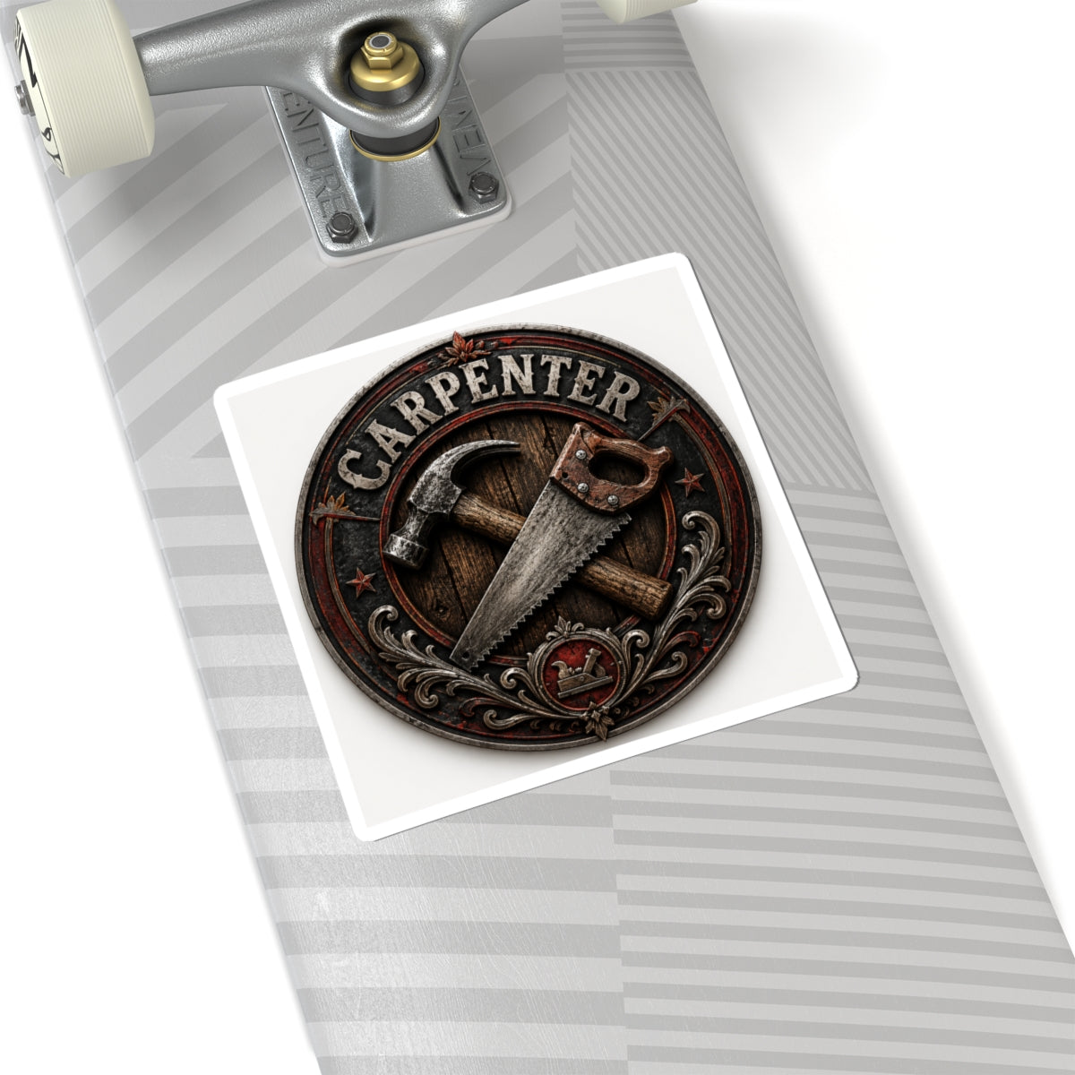Carpenter's Toolbox Badge Sticker