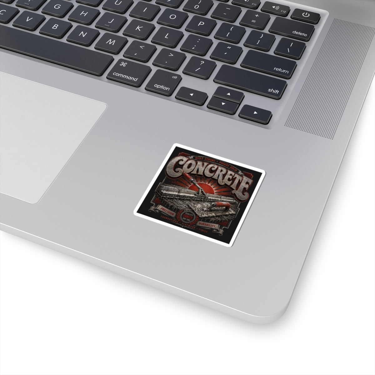 Built Strong Concrete Crew Sticker
