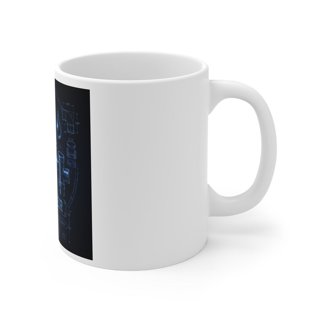 Proud Plumber Blueprint Mug