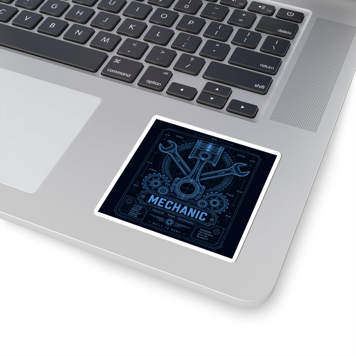 Built To Work Sticker