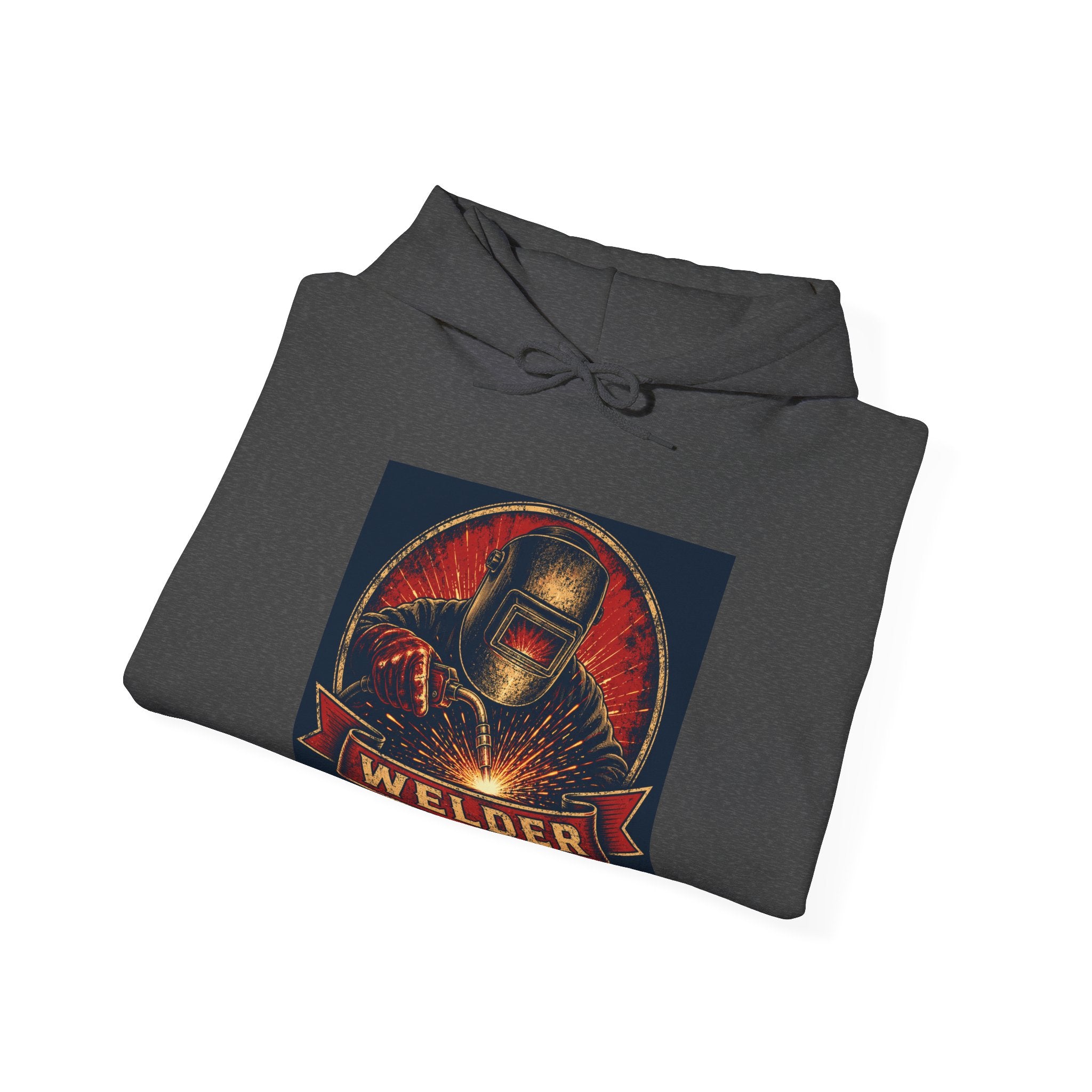 Proud Welder Badge Hoodie