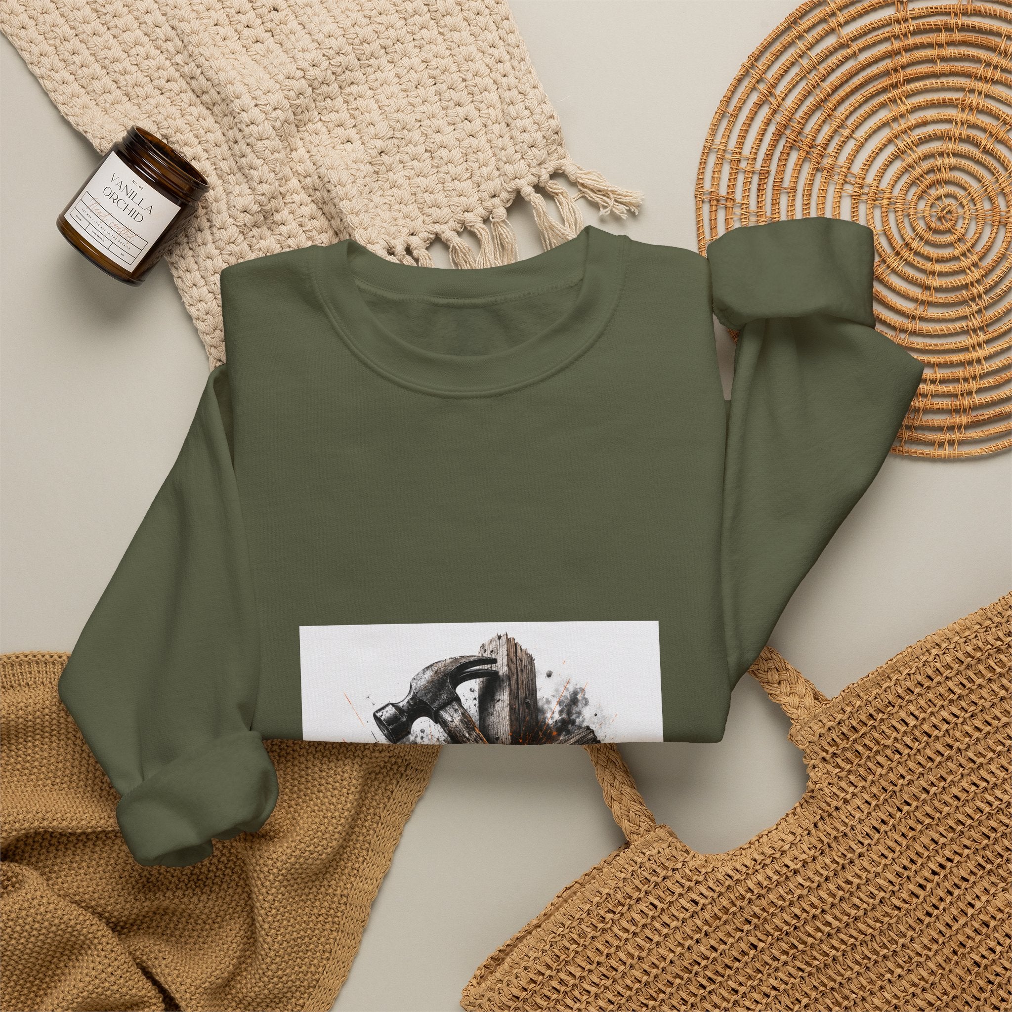 Tough Carpenter's Toolbox Sweatshirt