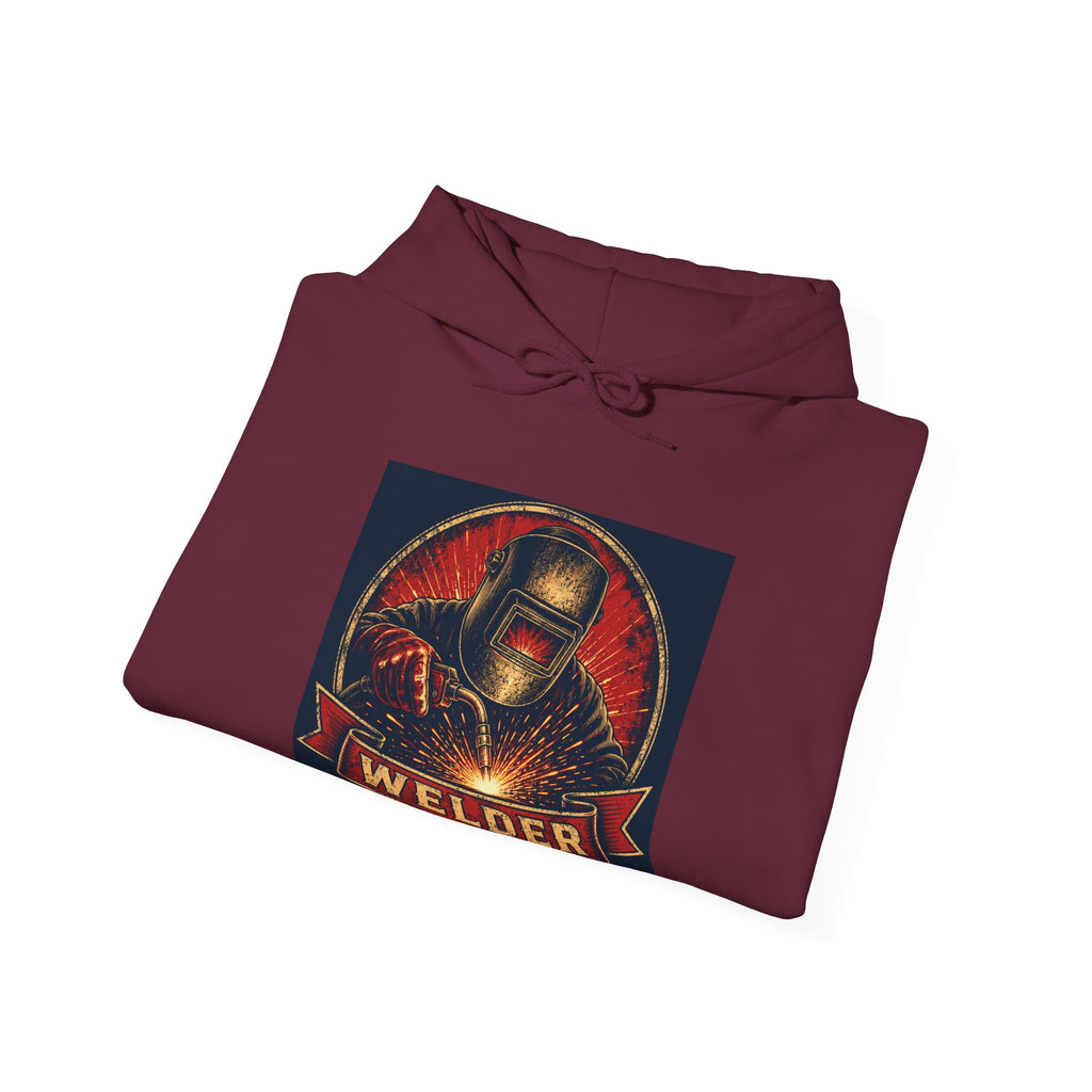 Proud Welder Badge Hoodie