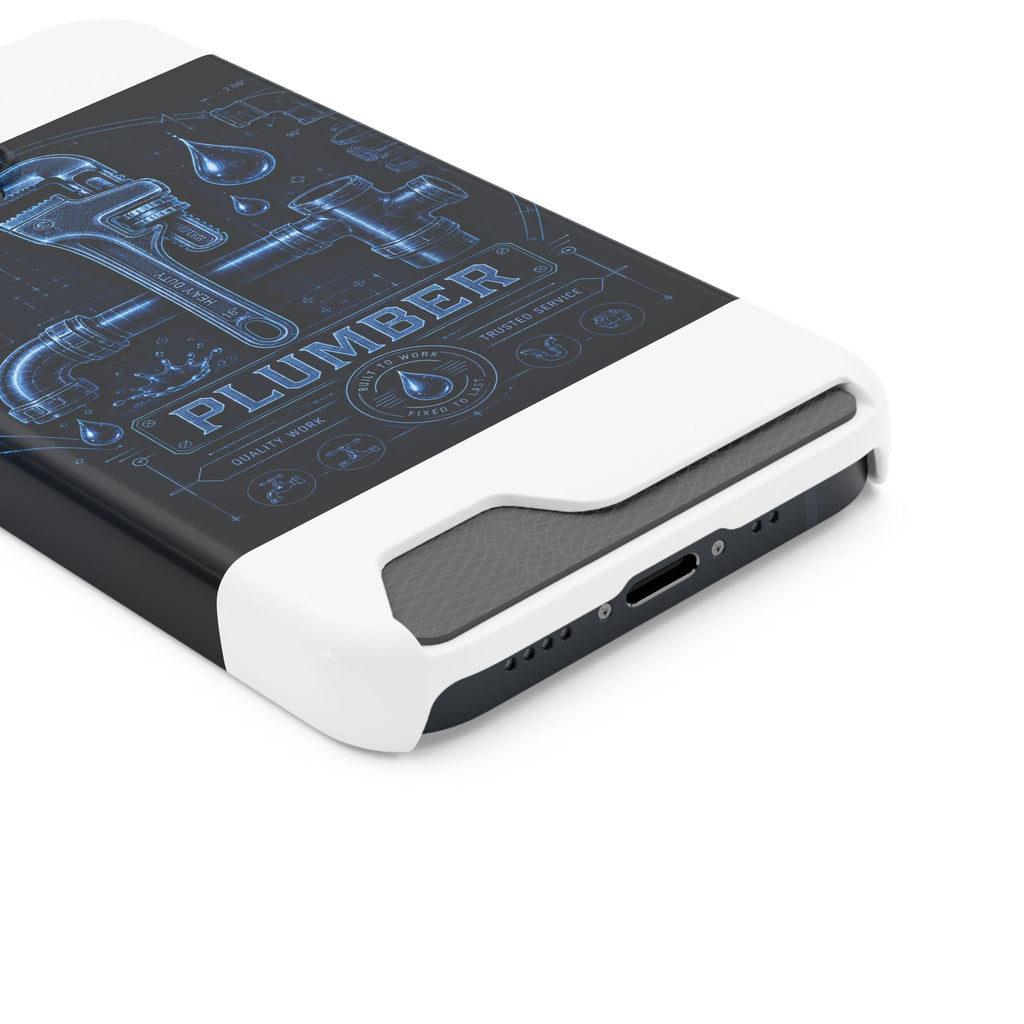 Proud Plumber Blueprint Phone Case