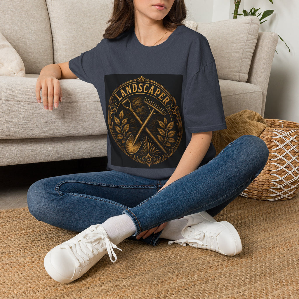 Golden Landscaper Emblem Classic Tee