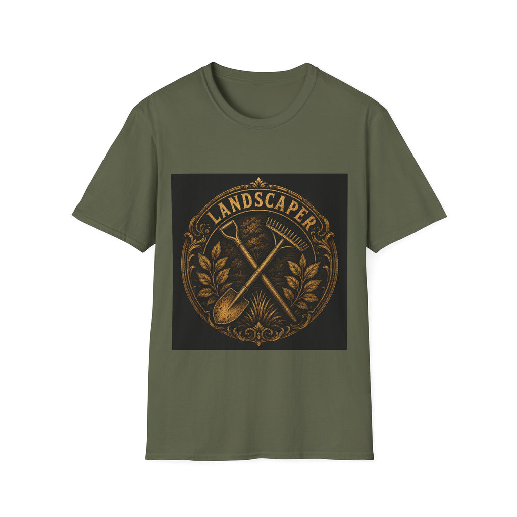 Golden Landscaper Emblem Classic Tee