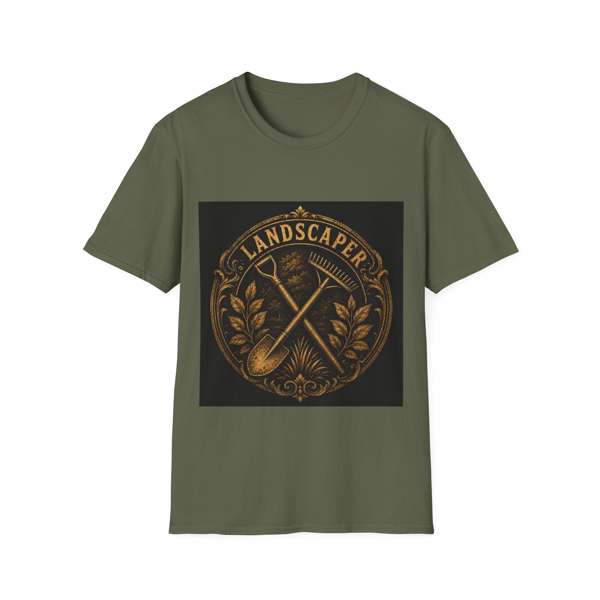 Golden Landscaper Emblem Classic Tee