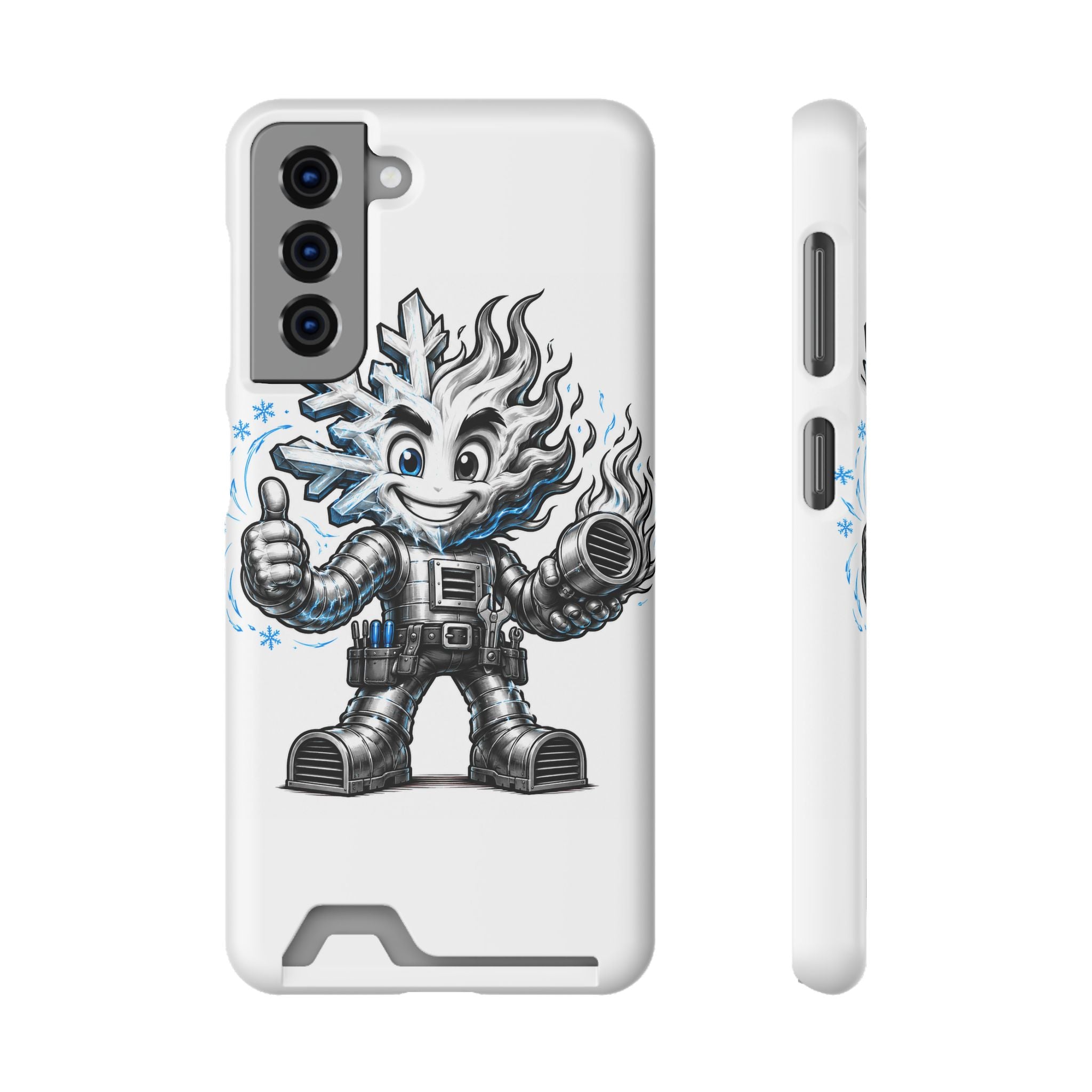 Chilly Robot Snowflake Buddy Phone Case