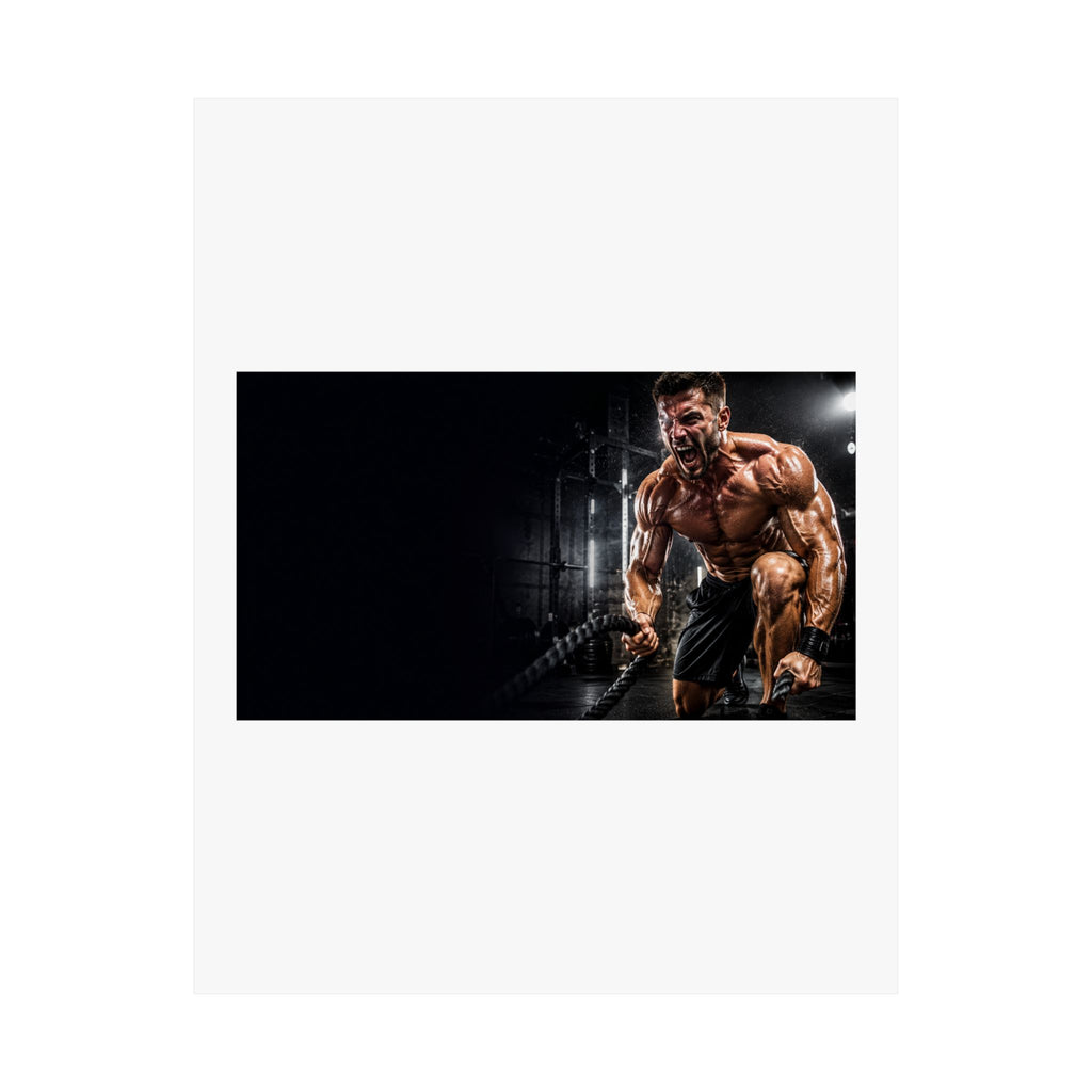 Sweat Is Fat Crying Poster