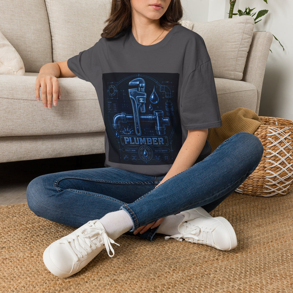 Proud Plumber Blueprint Classic Tee