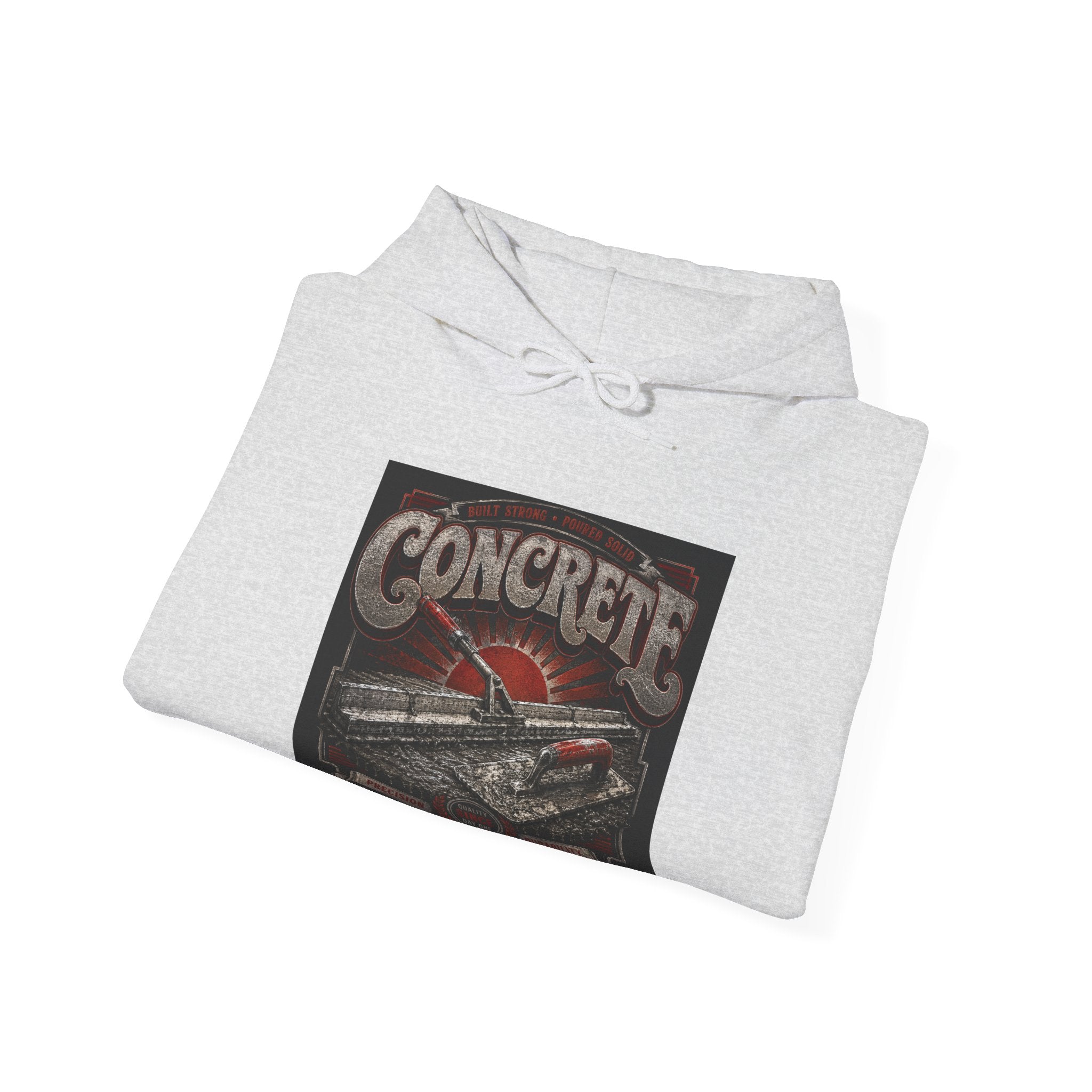 Built Strong Concrete Crew Hoodie